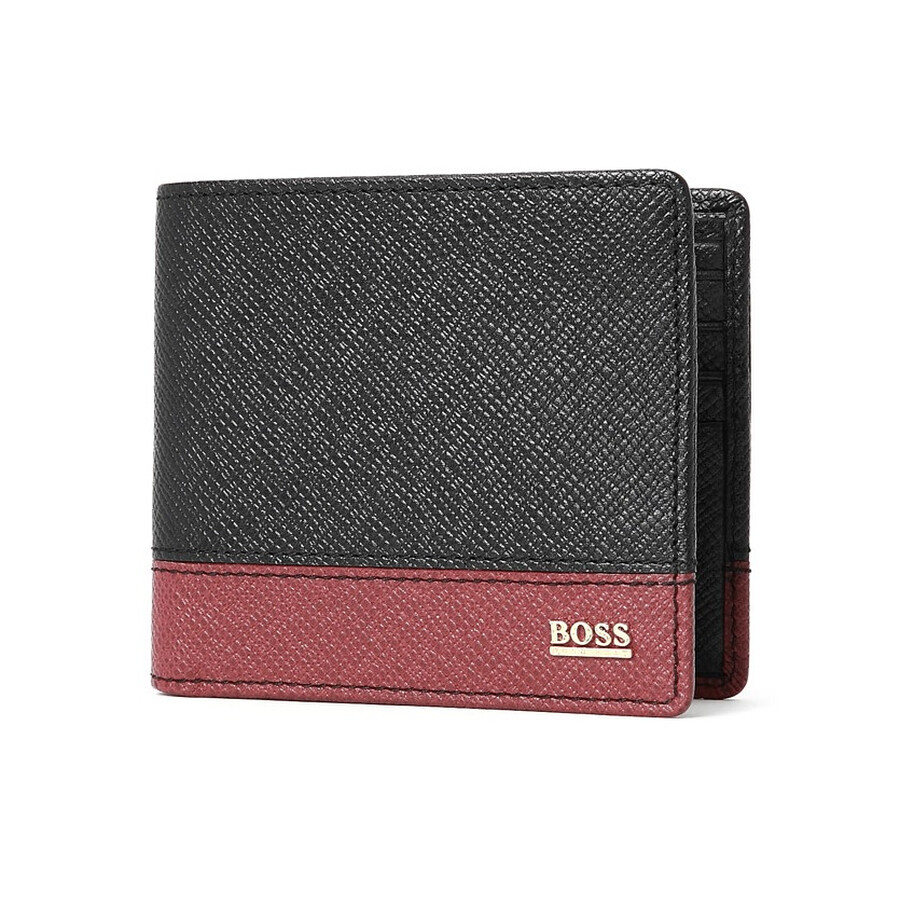 Hugo Boss Men's Colorblock BillFold Leather Wallet 50424031001