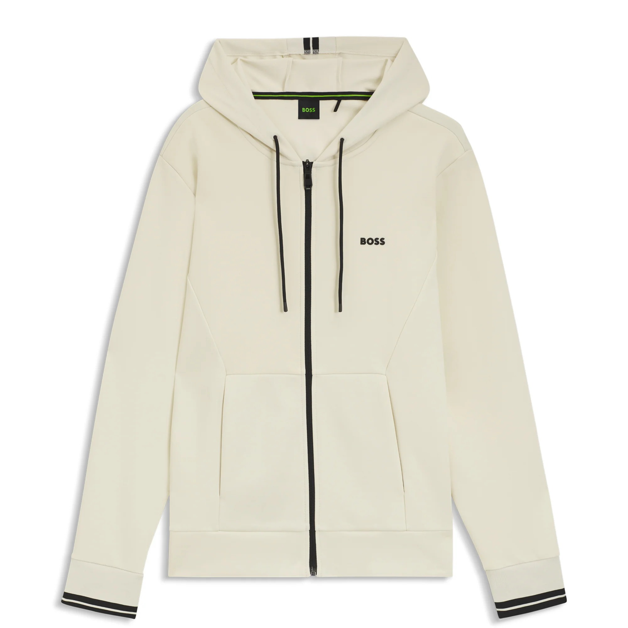 Hugo Boss Men's FZ Cotton-Blend Zip-Up Hoodie, Size Medium
