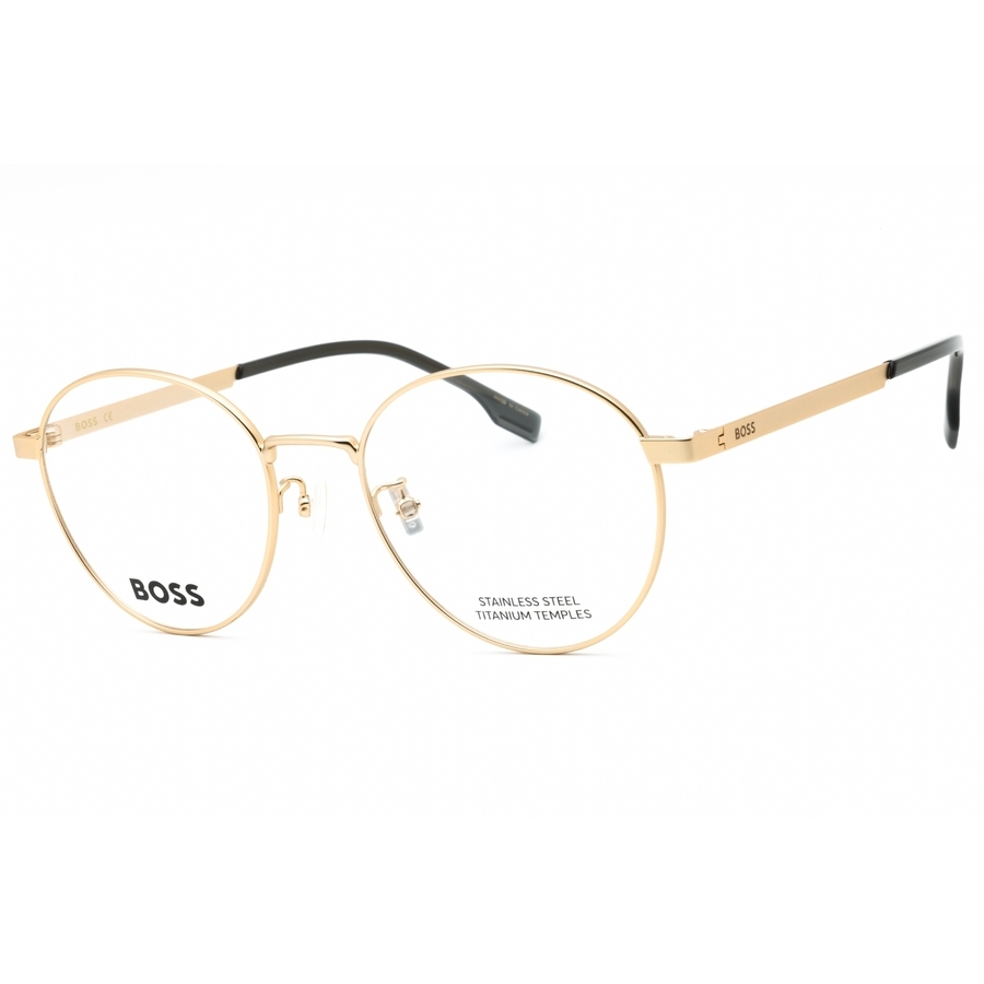 Hugo Boss Men's Gold Tone Round Eyeglass Frames BOSS1475F 827886080342 ...