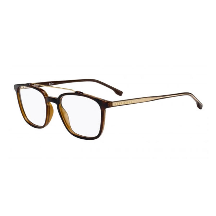 Hugo Boss Men's Tortoise Rectangular Eyeglass Frames Boss104900860052