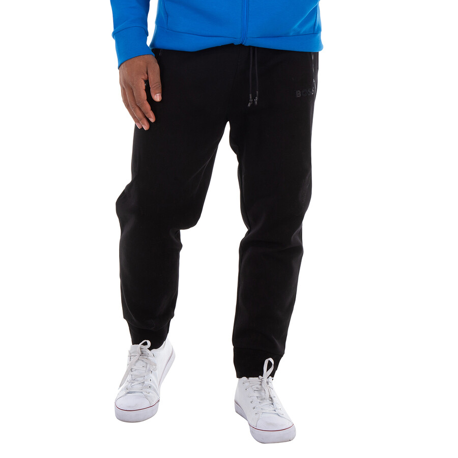 Mirror-Effect Logo Drawstring Sweatpants