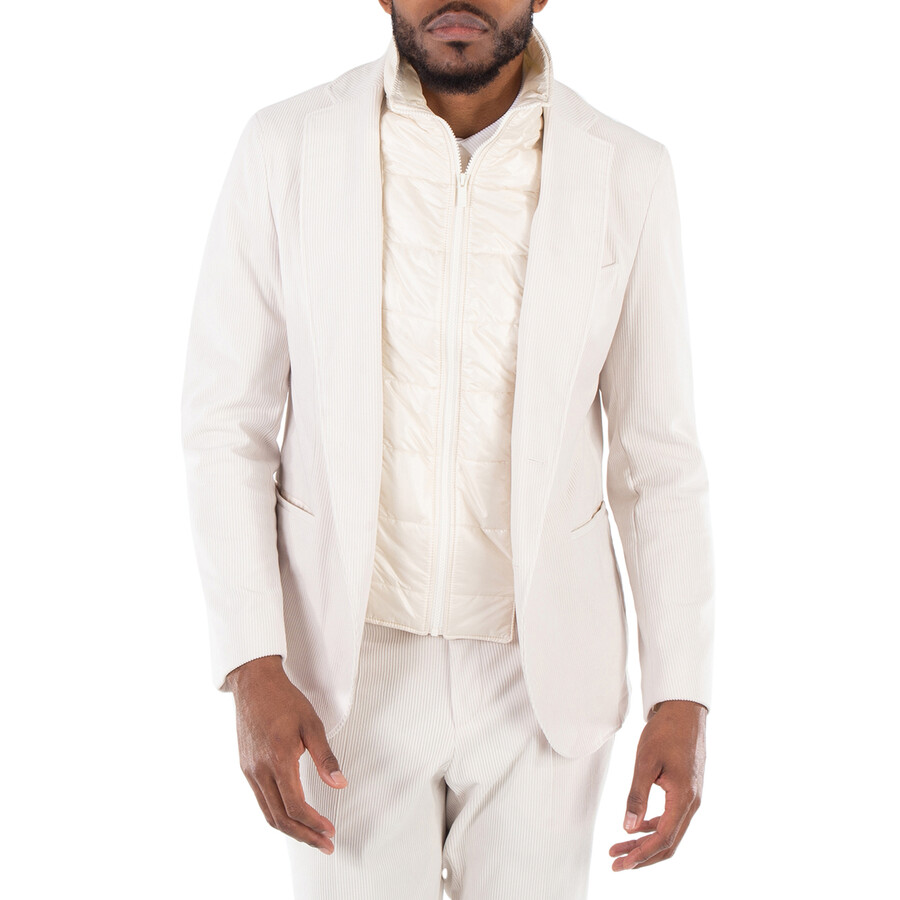 Notched Lapels Corduroy Blazer