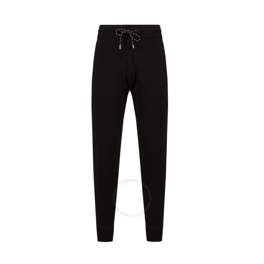 Hugo Boss Lamont Cotton-terry Tracksuit Pants In Black