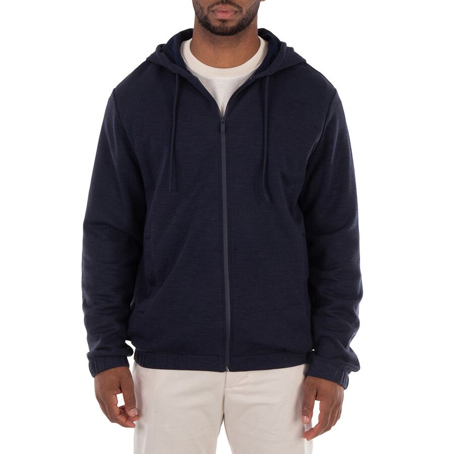 HUGO BOSS パーカー　L(USサイズ) Hugo Boss Saggy Win Cotton-blend zip-through hoodie with