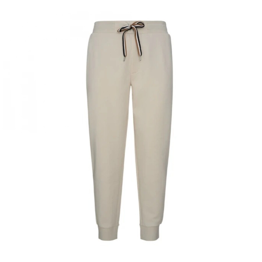 Hugo Boss Signature-stripe Tracksuit Bottoms In White