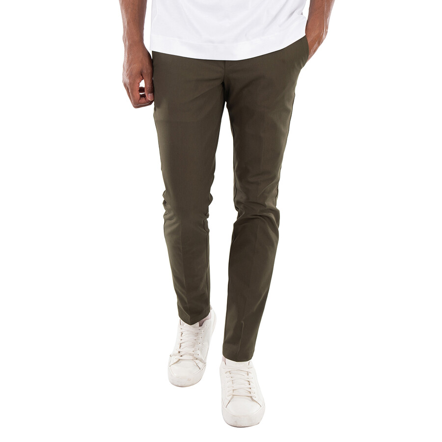 Stretch Cotton Slim-Fit Trousers