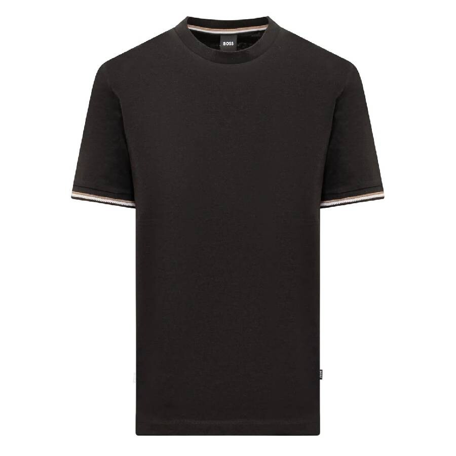 HUGO BOSS 半袖 Tシャツ BLACK 50501097 HUGO BOSS ヒューゴボス 半袖 Tシャツ BLACK 50501097 メンズ