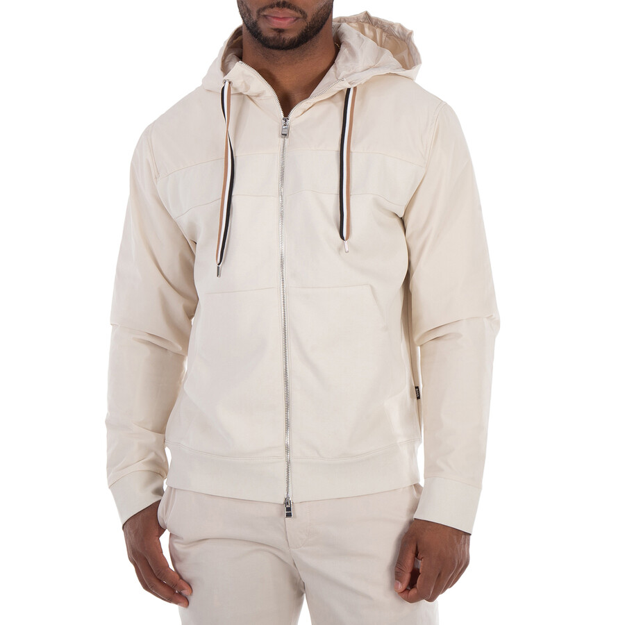 Tonal Insert Zip-Up Hoodie