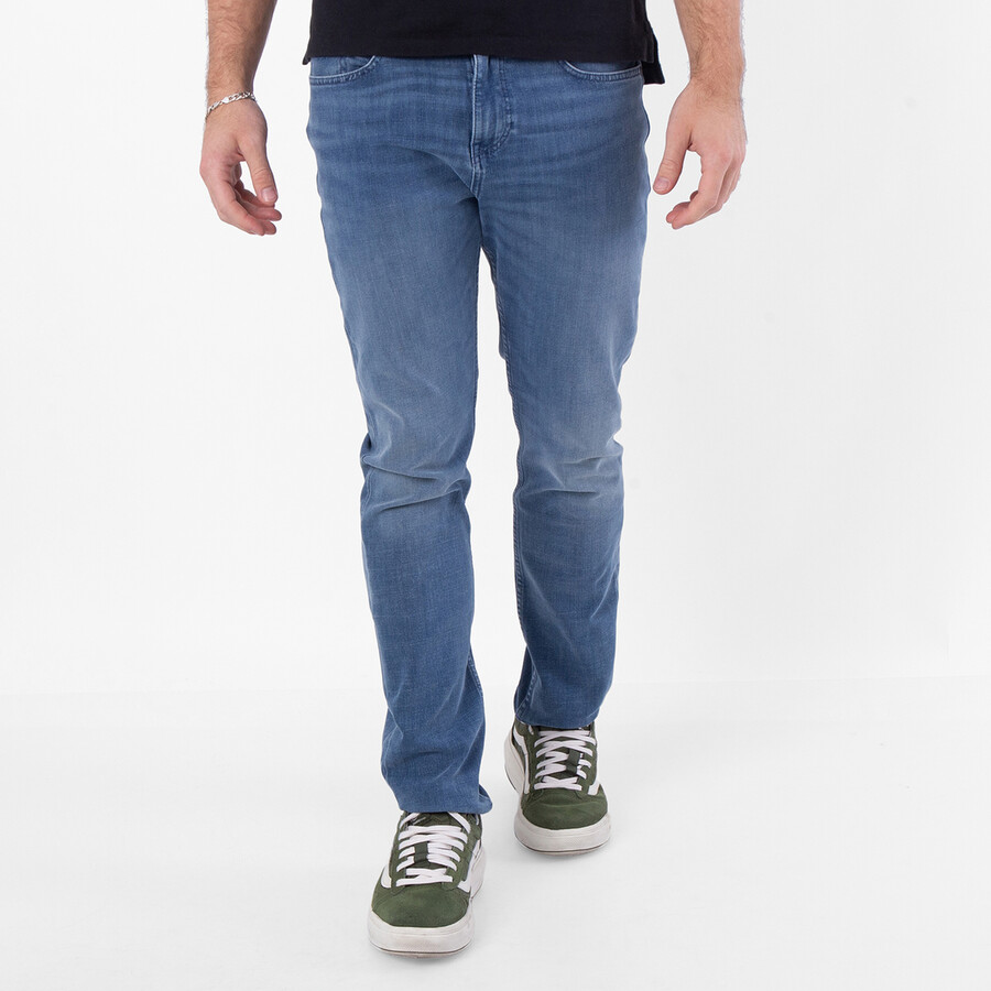 Washed-Effect Jeans, Size 30W-32L