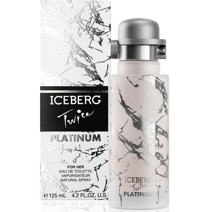 Iceberg Ladies Twice Platinum Edt Spray 4.2 oz Fragrances 8057714450814