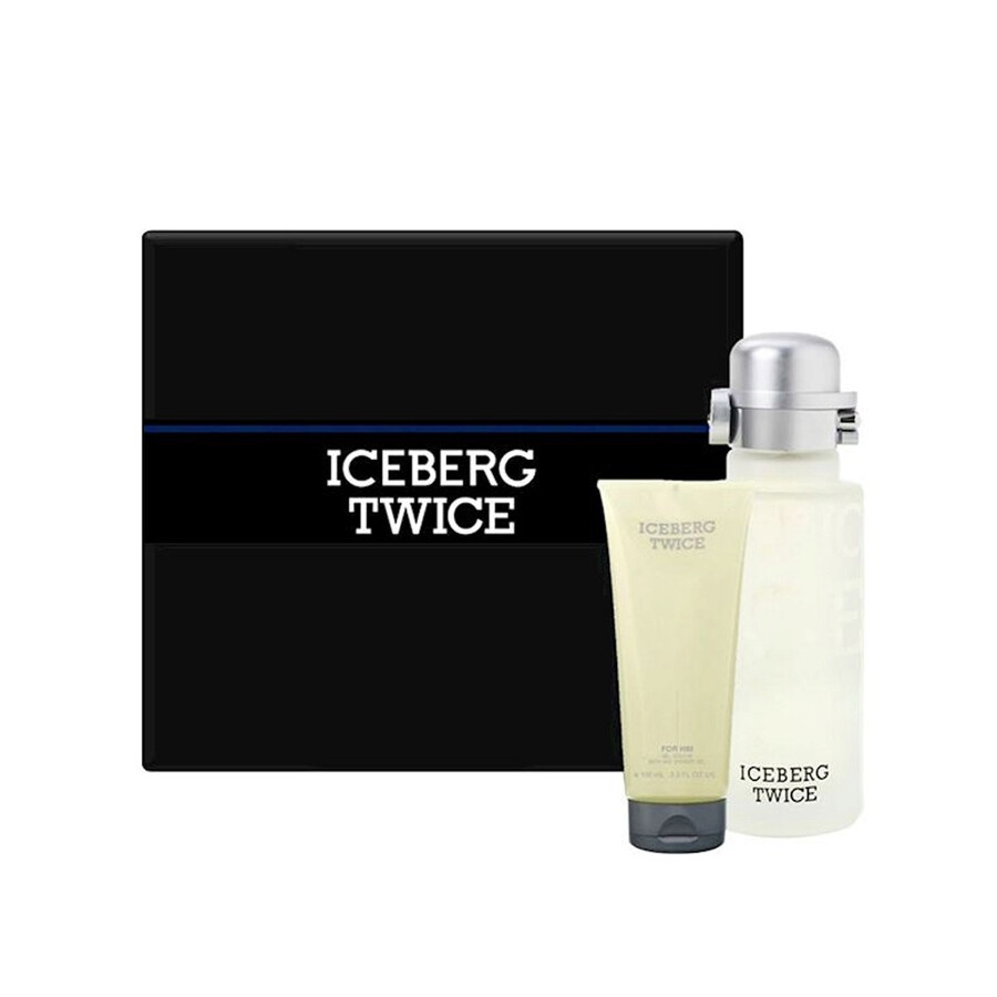 Shop Iceberg Men's  Twice Men Gift Set Fragrances 8057714450425 In N/a