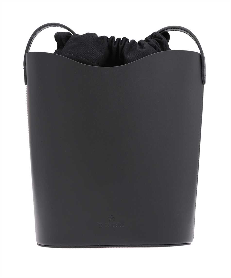 Il Bisonte Leather Shoulder Bag In Black
