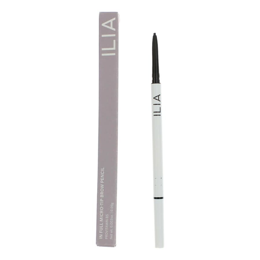 Ilia Beauty Ladies In Full Micro-tip Brow Pencil 0.003 oz Soft Black Makeup 840306400100 In Black