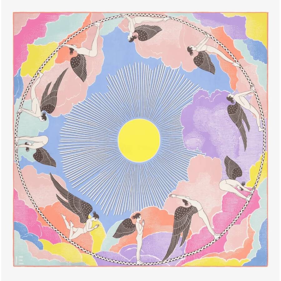 Inouitoosh Inoui Editions Square 100 Yoga Scarf