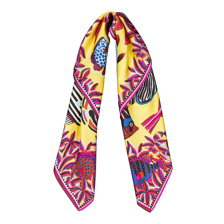 Inoui Editions Square 65  Tu Oblongs Scarf In Multi