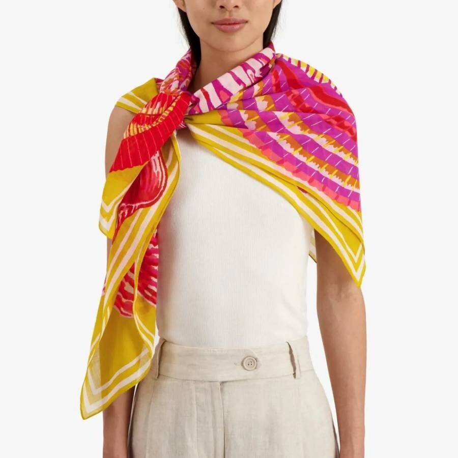 Inoui Editions Square Galapagos 100 Scarf In Multi