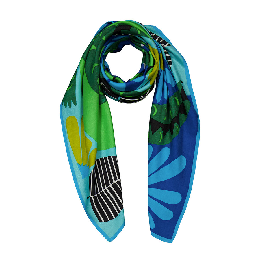Inoui Editions Square Mangrove Scarf In Multi