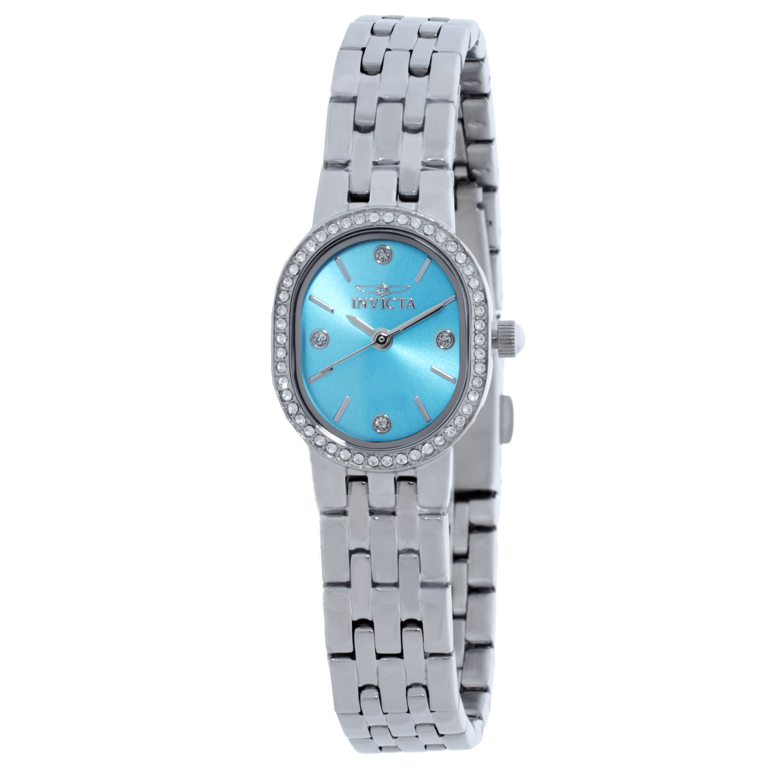 Invicta Angel Quartz Crystal Tiffany Blue Dial Ladies Watch  display picture 2