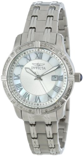 Invicta Angel White Oyster Dial Stainless Steel Ladies Watch  display picture 1