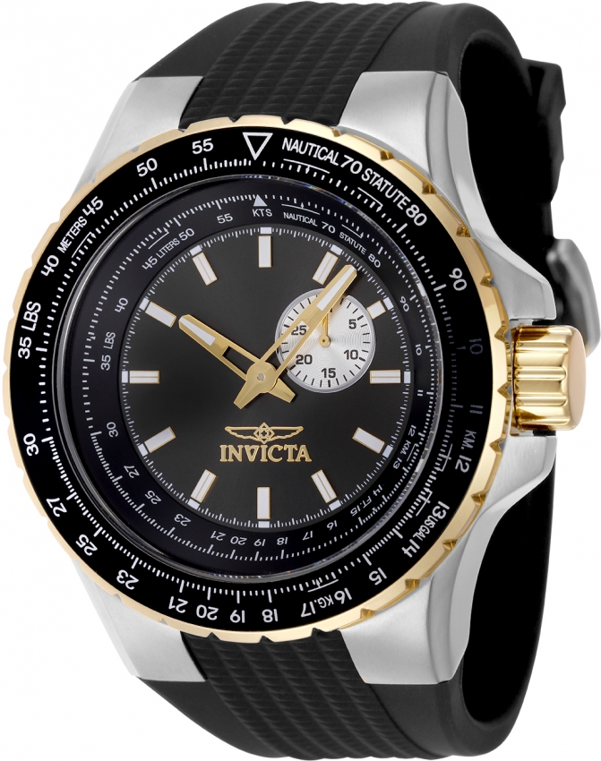 Invicta Aviator Quartz Gunmetal Dial Men's Watch 49718