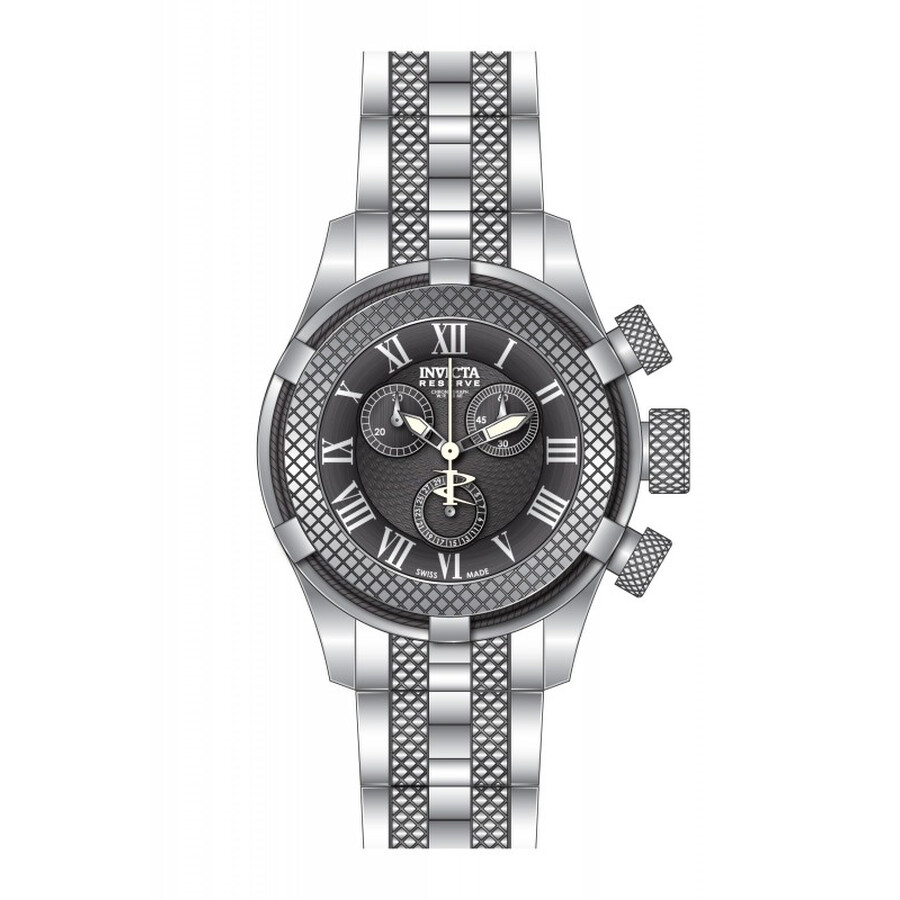Invicta Bolt Chronograph Grey Dial Stainless Steel Ladies Watch - Main Image