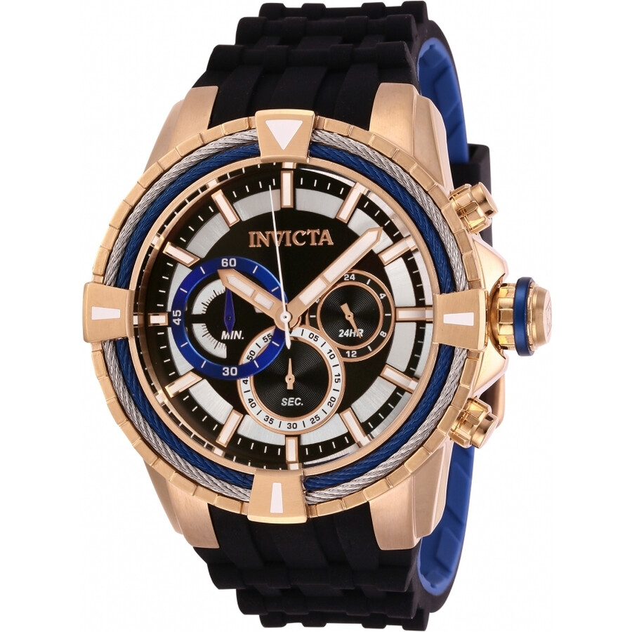 濃紺+ゴールド クロノグラフ インビクタ 腕時計　INVICTA プロダイバー 24392 濃紺+ゴールドInvicta Pro Diver インビクタ インヴィクタ 防水 プロ