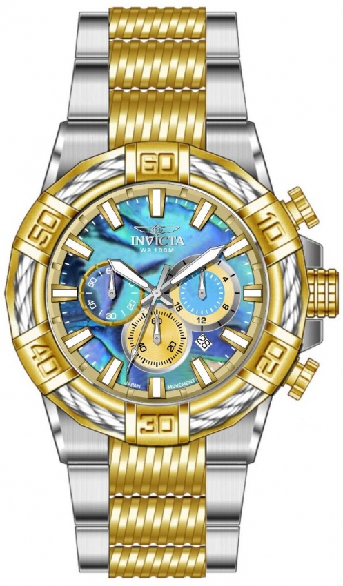 Invicta Bolt GMT Chronograph Iridescent Dial Men's Watch 49898