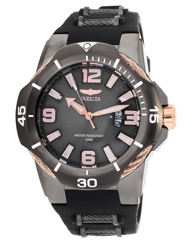 Invicta Bolt Quartz Gunmetal Dial Men's Watch 31172 886678368686