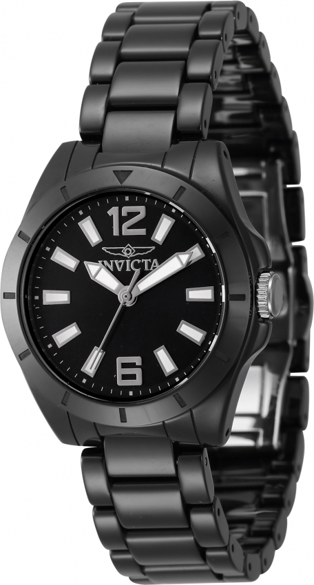 Invicta Ceramics Quartz Black Dial Ladies Watch 47336 886678628155 ...