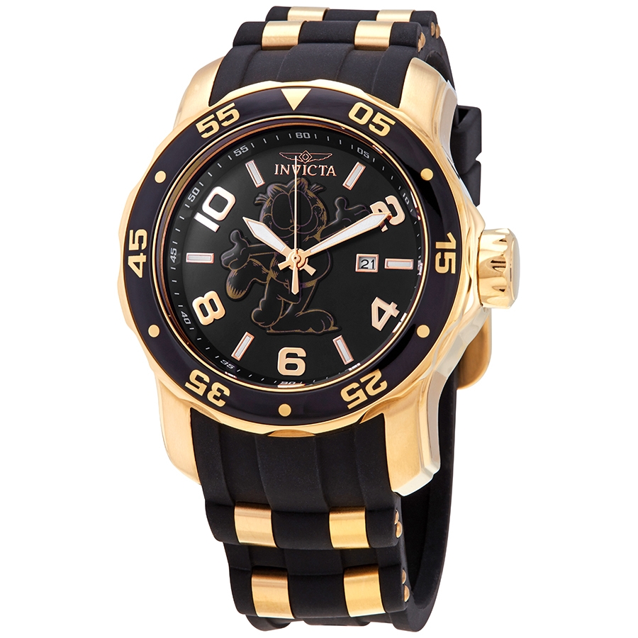 Invicta Character Collection Garfield Black Dial Men's Watch 25157 ...