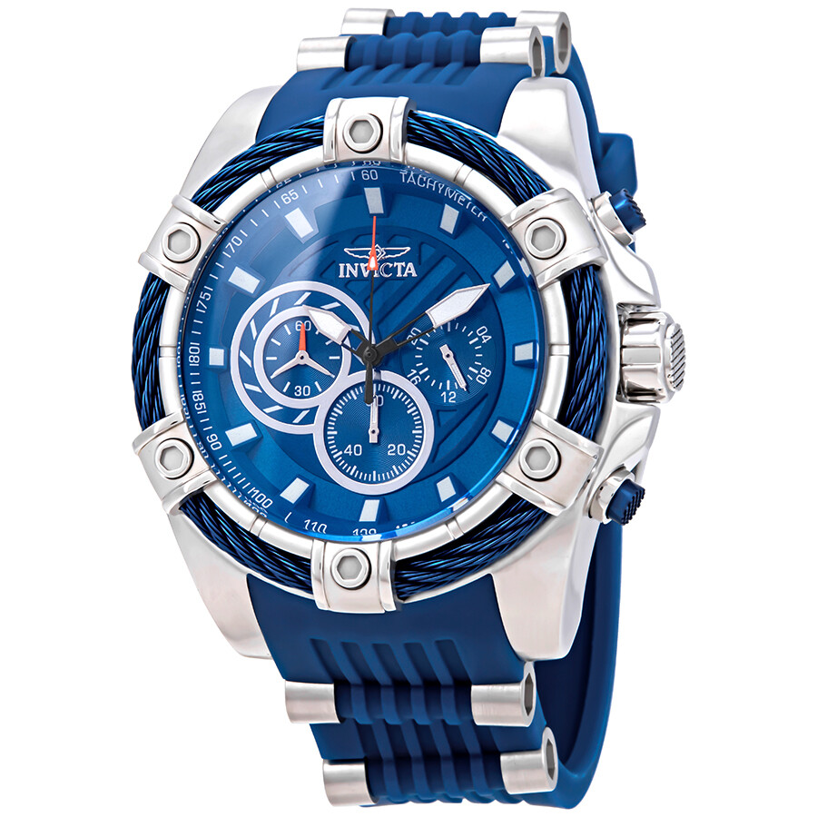 Invicta Chronograph Bolt Blue Dial Men's Watch 25524 886678308828