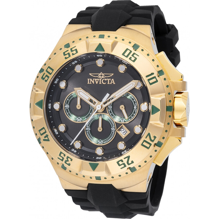 Invicta Excursion Chronograph GMT Quartz Black Dial Men's Watch 48537 ...