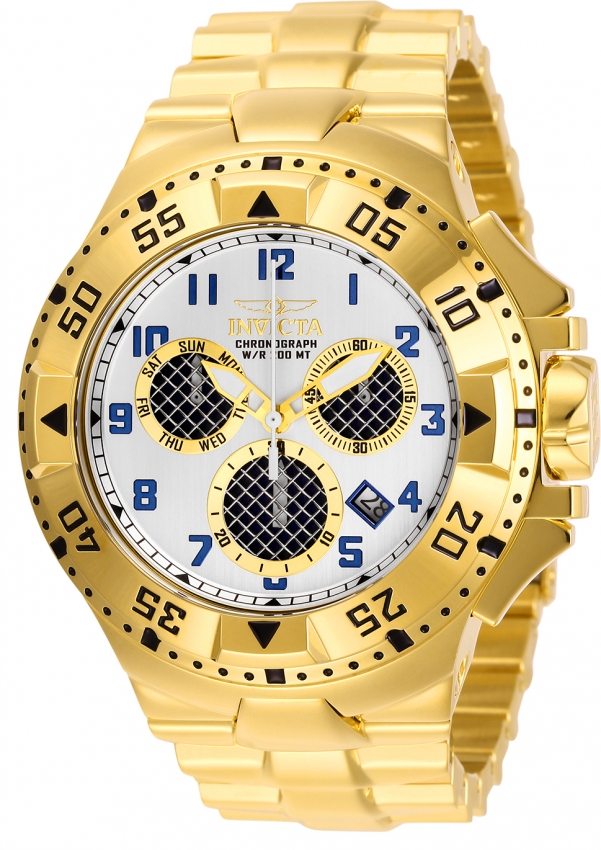 Invicta Excursion Chronograph Quartz Silver Dial Men's Watch 29722 ...