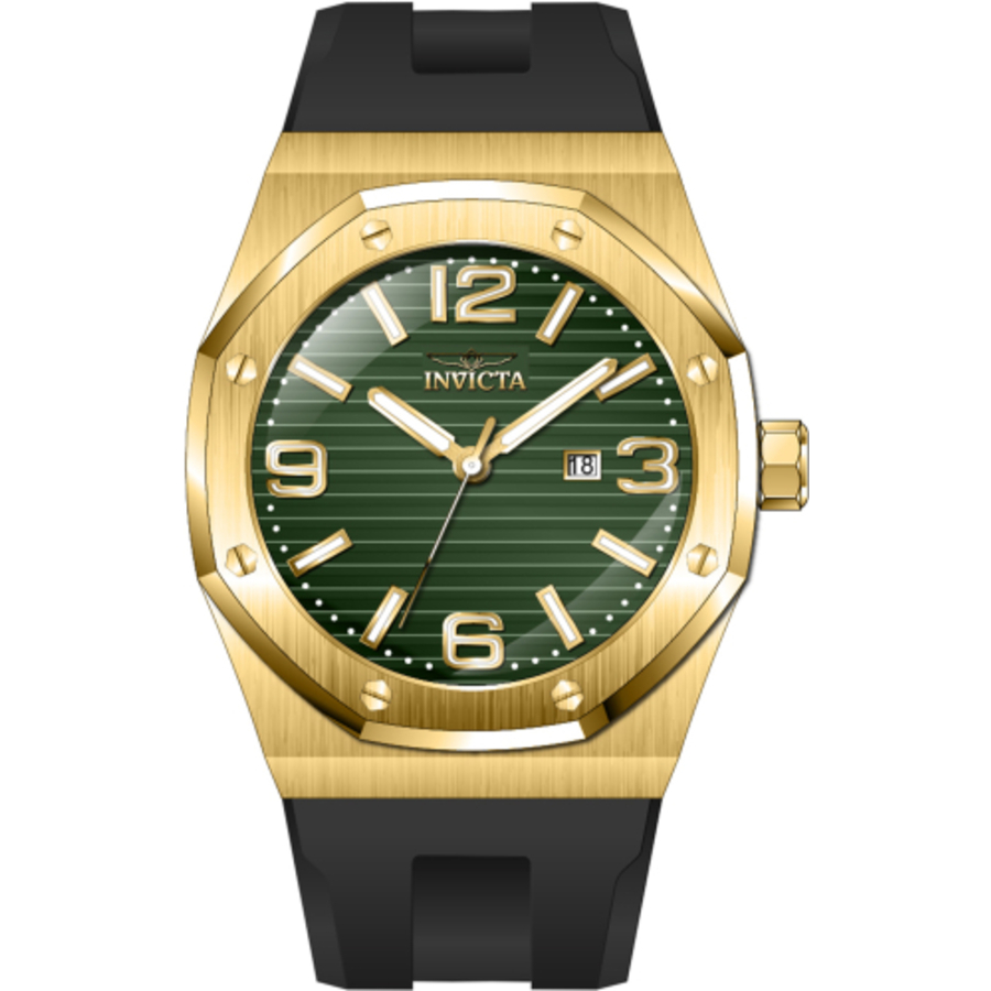 Invicta Huracan Quartz Green Dial Men's Watch 45777 886678607945