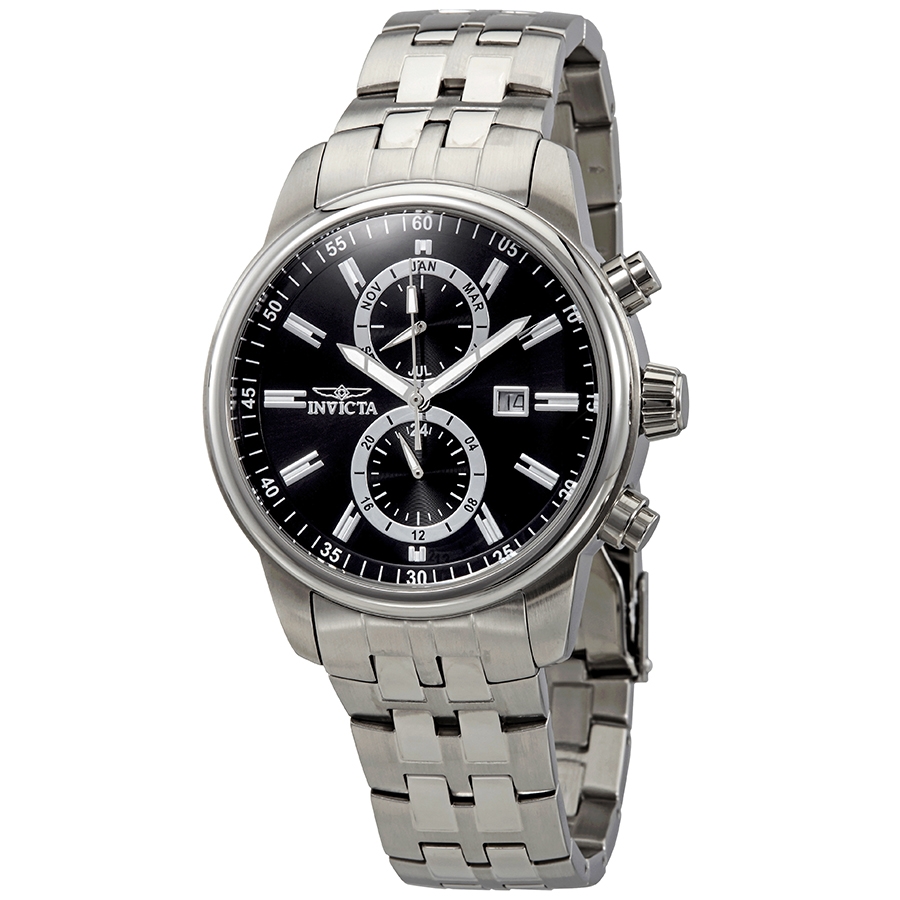 Invicta Invicta II Black Dial Men's Watch 0250 843836002509 - Watches ...