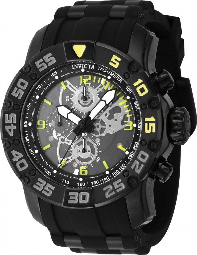 Invicta Racing - JM Limited Edition 48059 Orologio Uomo, 48mm, Acciaio Inox, Quadrante Nero, Quarzo, Impermeabile 10 Bar