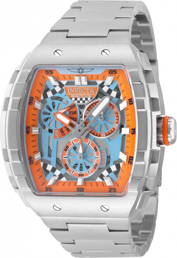 Invicta Invicta Racing Light Blue and Orange Dial Men's Watch 49220 ...
