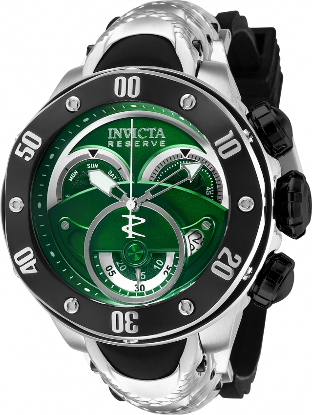 Invicta Kraken Chronograph Quartz Green Dial Men's Watch 36329