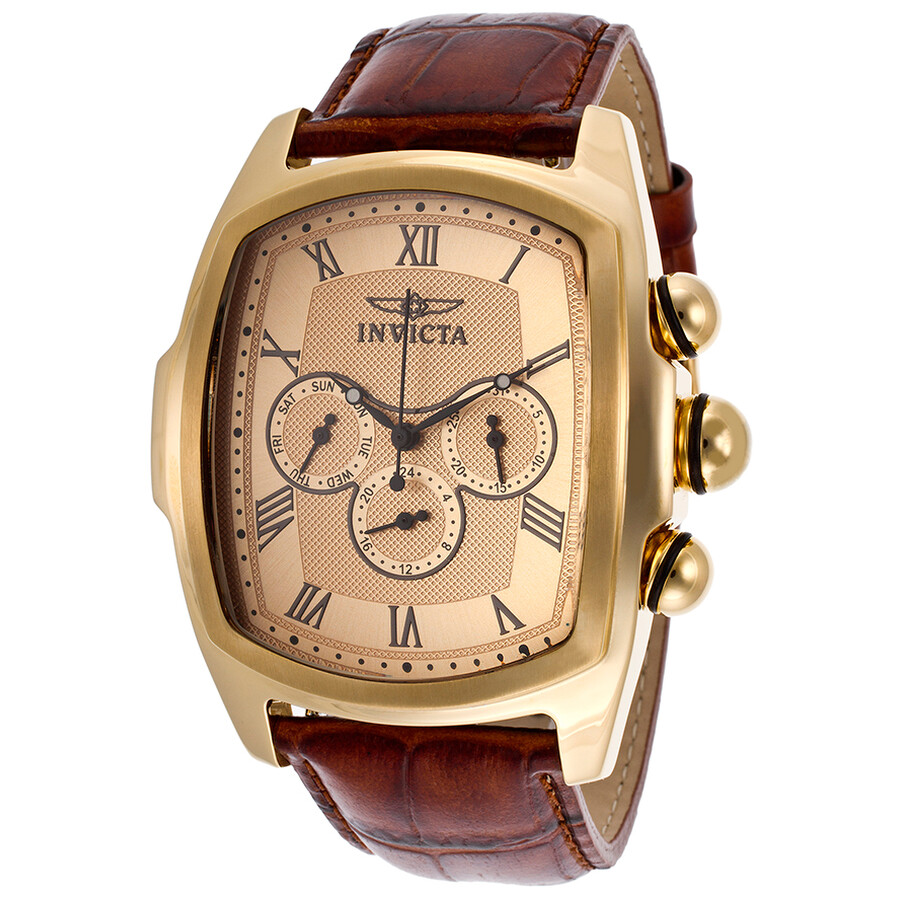 Invicta Lupah Gold Dial Men