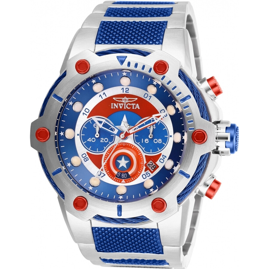 Invicta Marvel Captain America Bolt 51mm Steel Limited