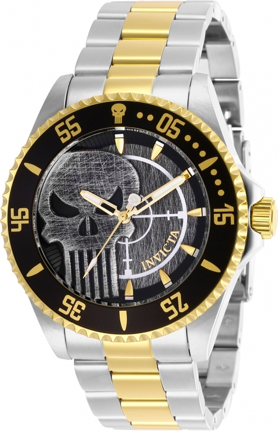 Invicta Marvel Punisher Black Dial Men's Watch 29695 886678352401