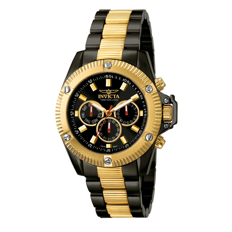Invicta ダイバーズウォッチ ブラック Invicta] Watch Pro Diver Quartz 52Mm Case Black Silicone