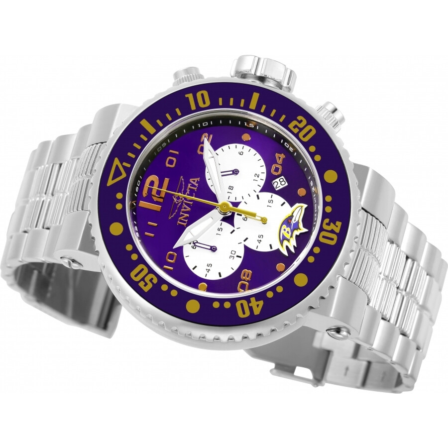 Invicta NFL Baltimore Ravens Chronograph Quartz Men's Watch 30257 NFL