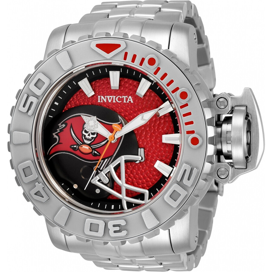 Invicta NFL Tampa Bay Buccaneers Automatic Red Dial Men's Watch 33041
