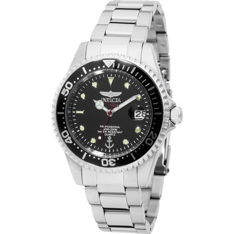 Invicta Ocean Voyage Quartz Black Dial Men's Watch 50143