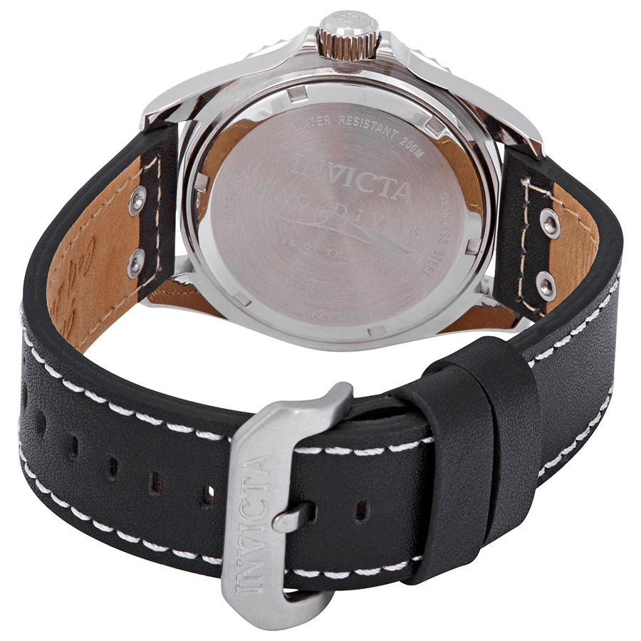 blue bezel black dial