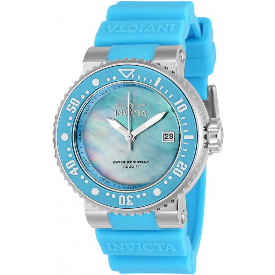 Invicta Pro Diver Blue Mother of Pearl Dial Ladies Watch 22670