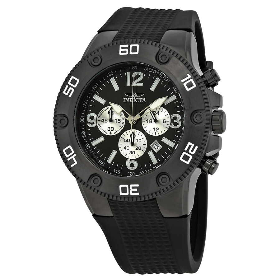 Invicta Pro Diver Chronograph Black Dial Men's Watch 20274