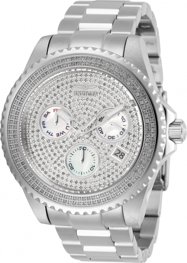 Invicta IPM-189 Diamond Collection Single Watch Box - White Limited Edition