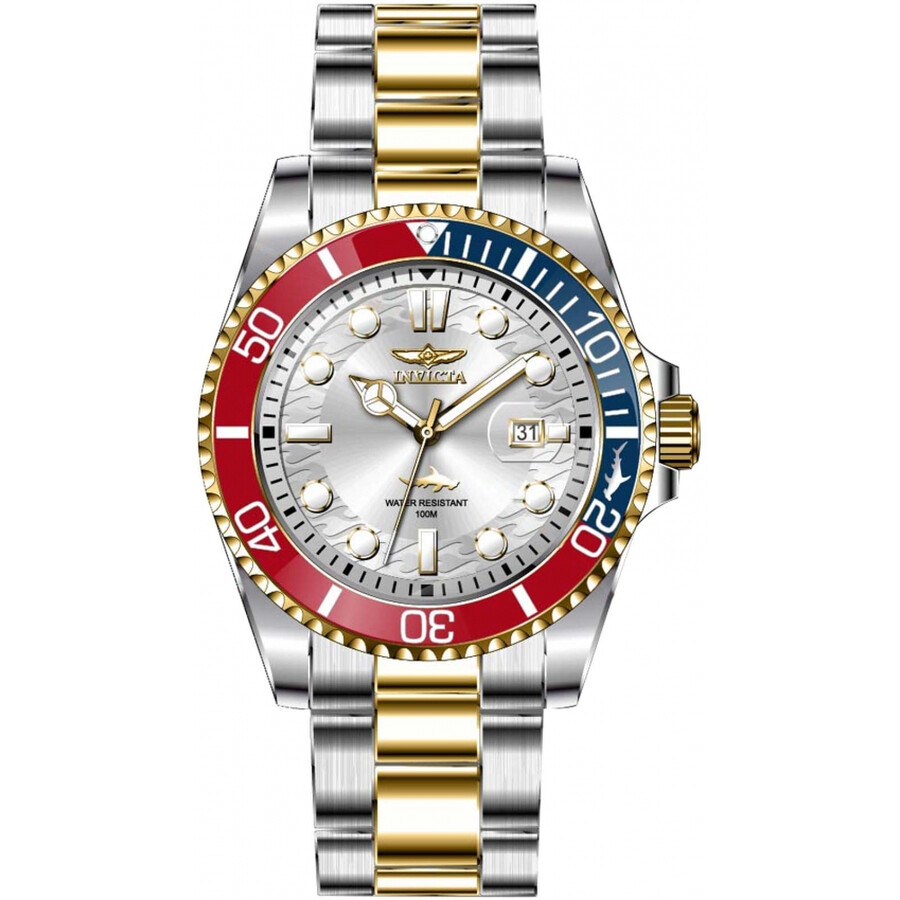 Invicta Pro Diver LATAM Exclusive Quartz Silver Dial Pepsi